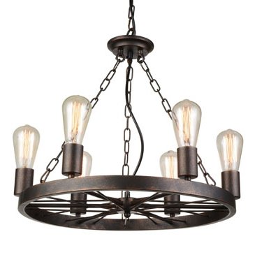 Подвесной светильник Loft Wheel Pendant 6