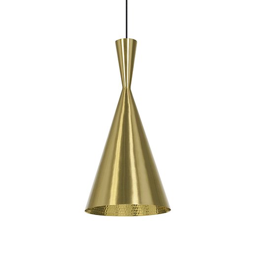 Люстра Beat Light Tall Brass designed by Tom Dixon in 2007