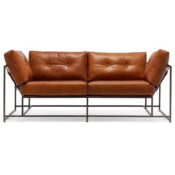 Двухместный диван Two Seat Encounter Leather Sofa designed by Stephen Kenn and Simon Miller in 2014