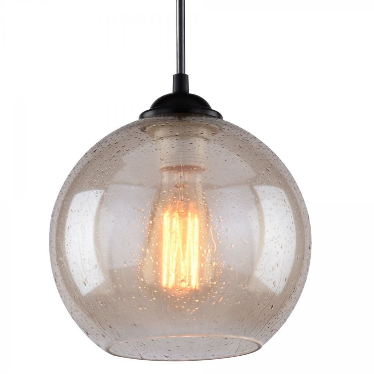 Подвесной светильник Drops Sphere Glass Pendant Lamp amber