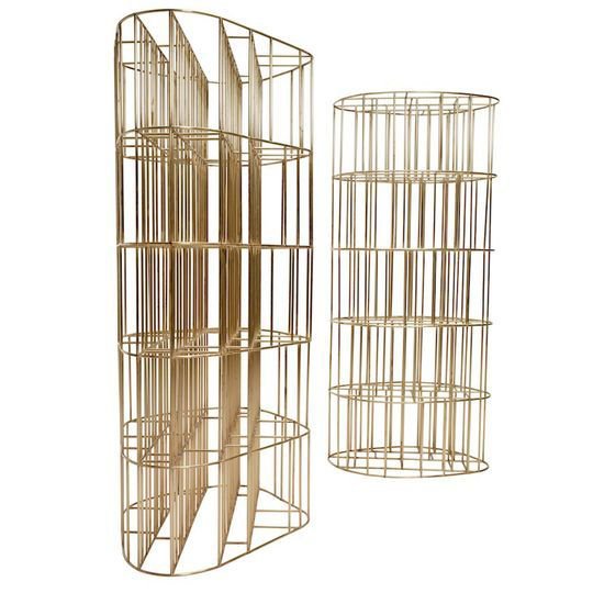 Стеллаж CECCOTTI Bibliotheque Golden Сage