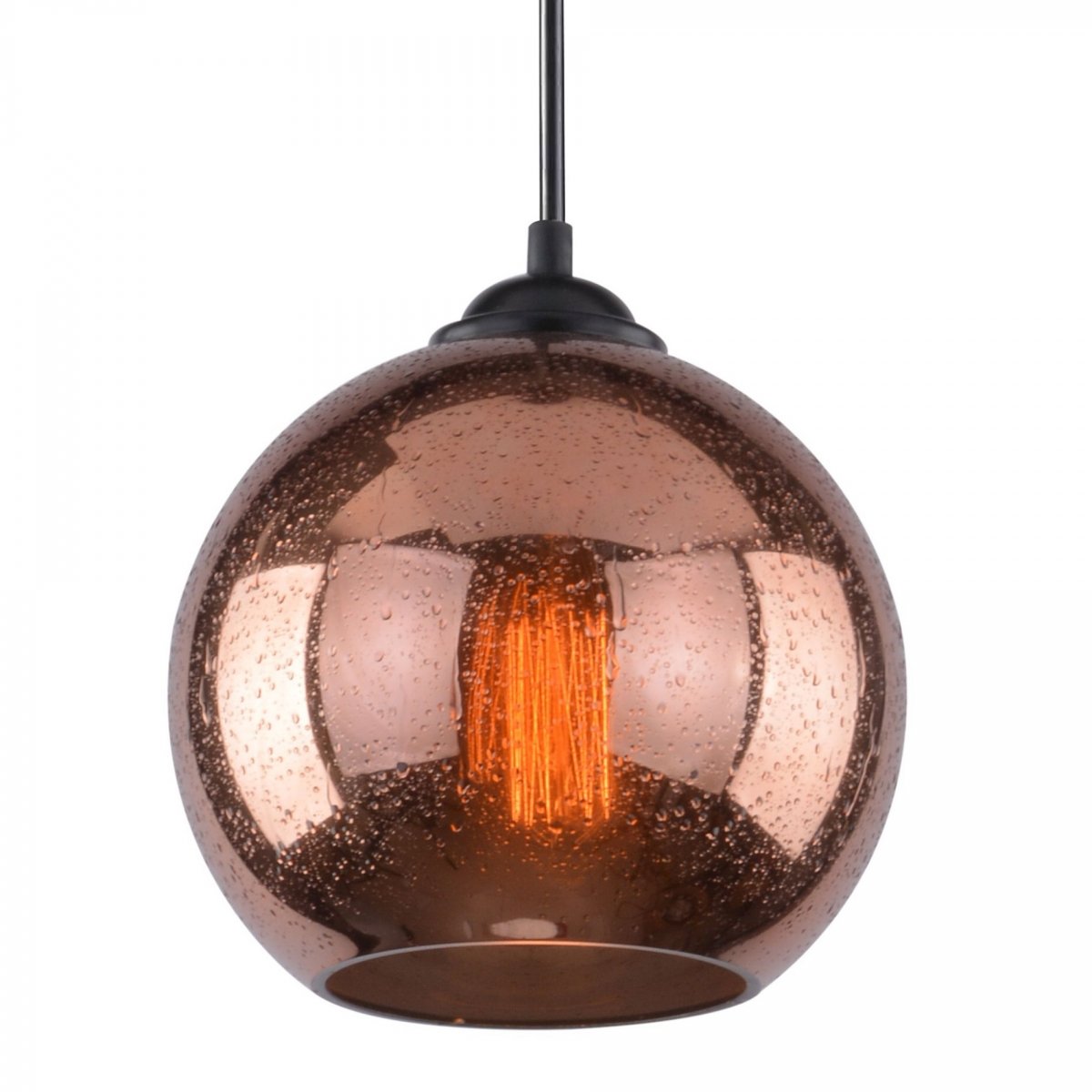 Подвесной светильник Drops Sphere Glass Pendant Lamp copper