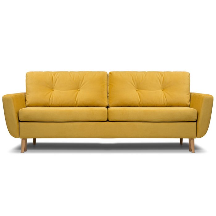 Диван Dublin Sofa желтый велюр