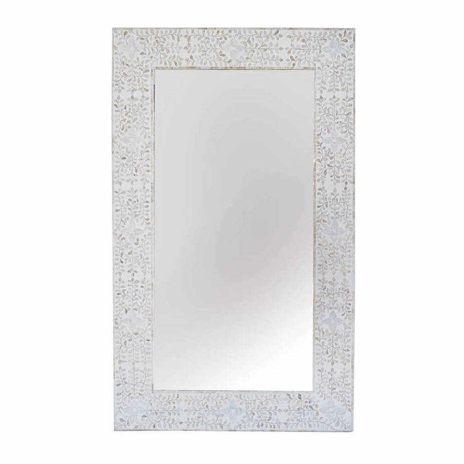 Зеркало Inlaid Bone White