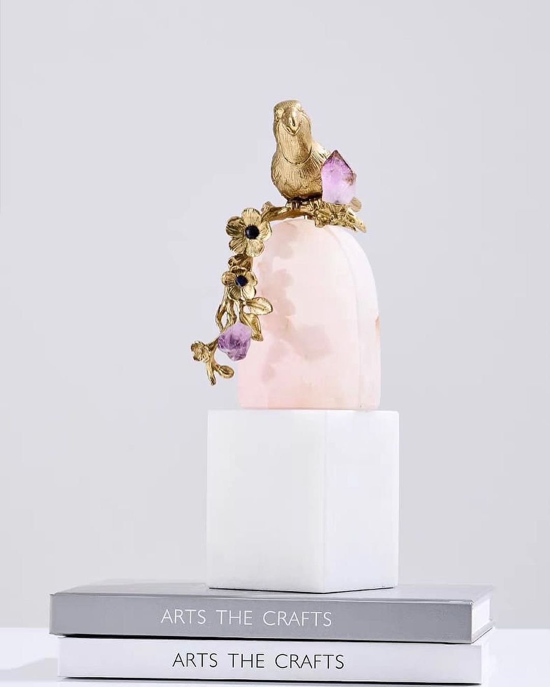 Статуэтка Птица Bronze Bird Quartz