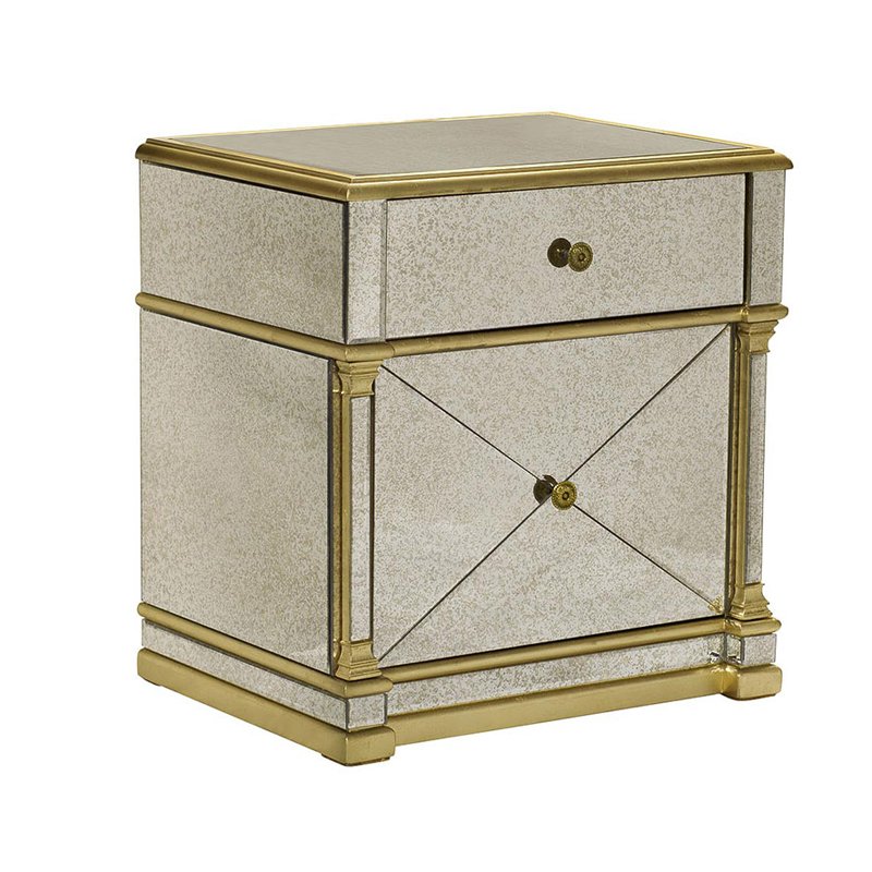 Комод Mirrored Commode Aged
