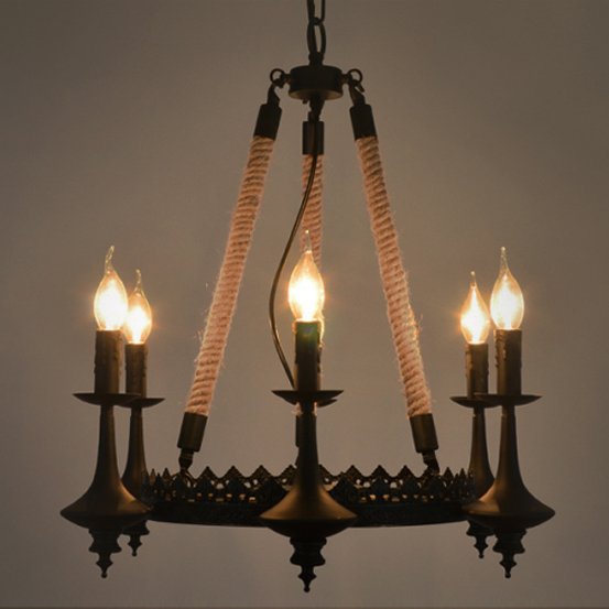 Люстра 6-Light Rustic Chandelier