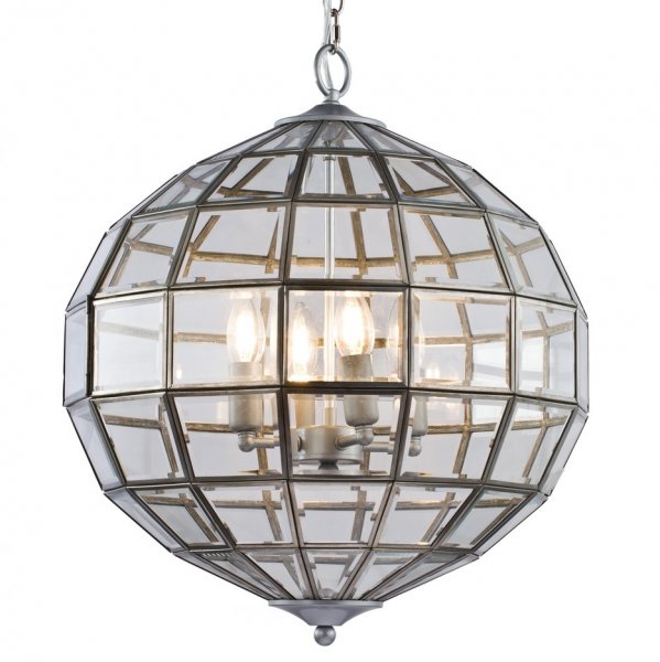 Люстра Lantern Luna nickel M
