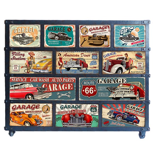 Комод Loft Retro Car