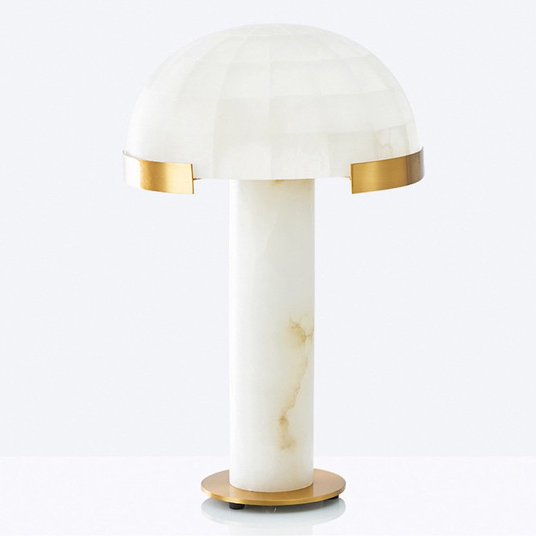 Настольная лампа Melange Lamp marble cubes  designed by Kelly Wearstler