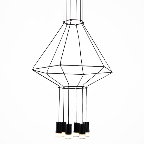 Vibia Wireflow Chandelier 0307 LED Suspension lam