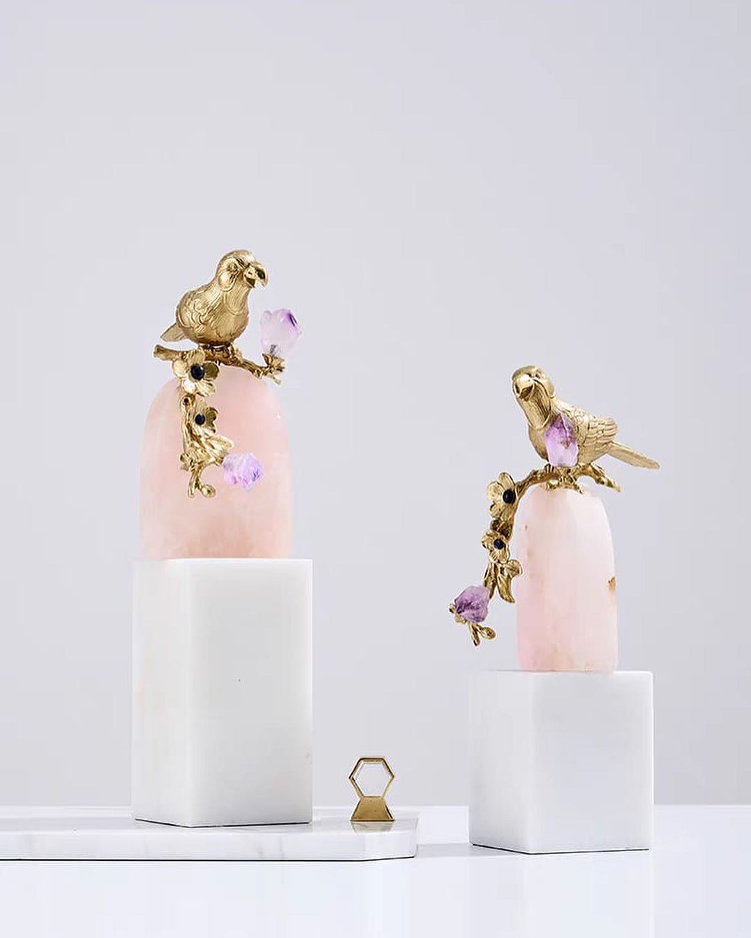 Статуэтка Птица Bronze Bird Quartz 2