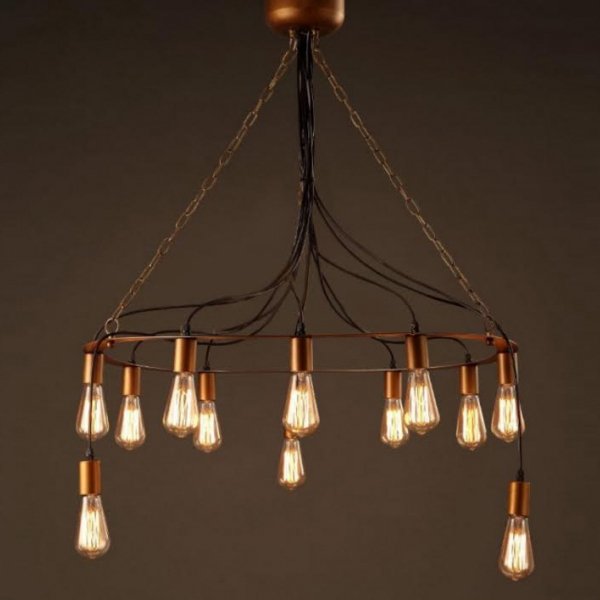 Люстра Blood Wire Chandelier Black 12