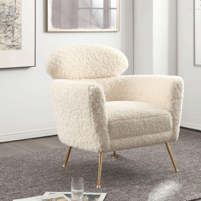 Кресло Milk Boucle Chair
