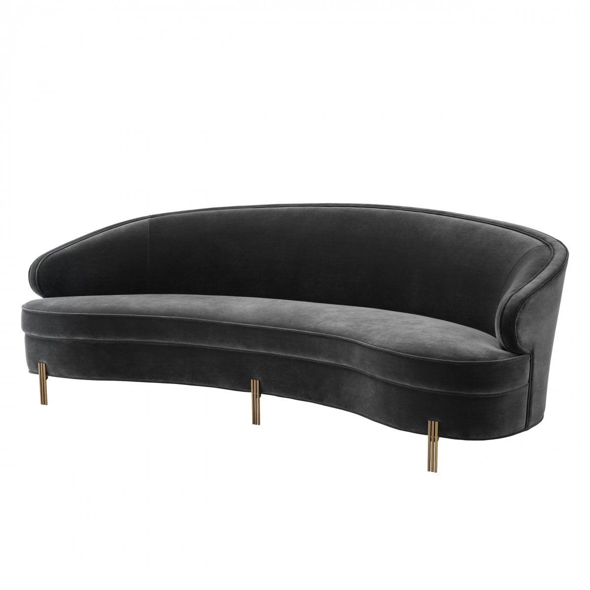 Диван Eichholtz Sofa Pierson dark grey