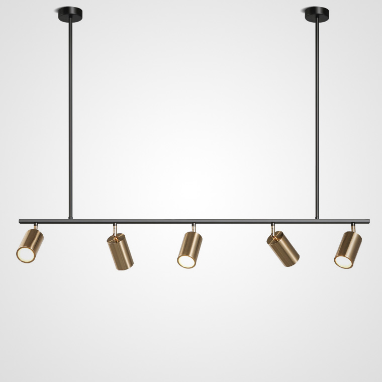 Реечный светильник с поворотными спотами LINO