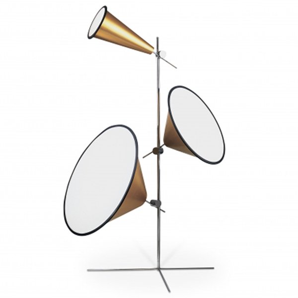 Торшер Tom Dixon Cone Gold designed by Tom Dixon