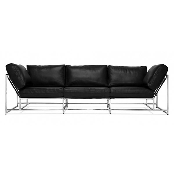 Диван Black Calfskin Sofa designed by Stephen Kenn and Simon Miller