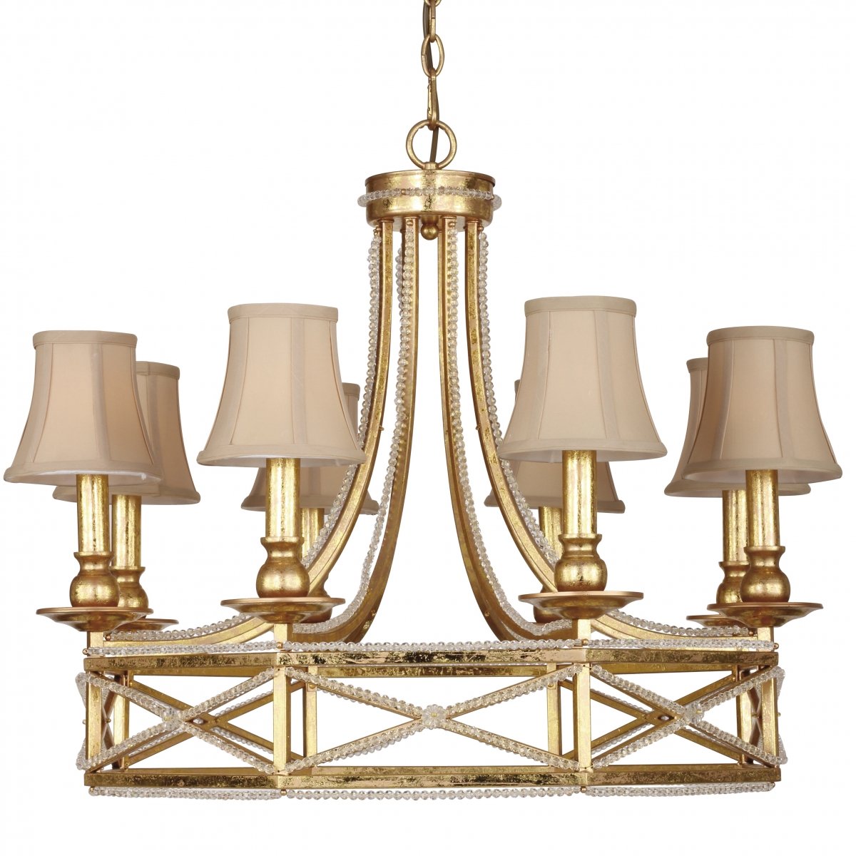 Люстра Foiling Spider Web Gold 8