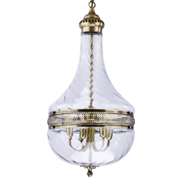 Люстра Capitol Hill Glass Pendant 40 Bronze