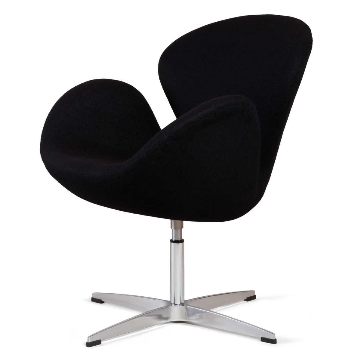 Кресло Swan black designed by Arne Jacobsen