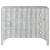 Комод серая полоса кость Bone Inlay 3 Drawer Chest - Grey Stripe