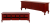Комод Chinese Deep Red