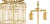 Настольная лампа Eichholtz Table Lamp La Cage Brass