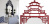 Зеркало Pagoda Mirror Red Зеркало Pagoda Mirror Red
