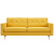 Диван Papaya Yellow Greta Sofa Диван желтая шерсть