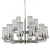 Люстра LIAISON TWO-TIER Chandelier 18 Silver