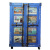Синяя тумбочка контейнер Blue chest of drawers vintage Sea Container