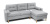 Диван Alcott SVEN Charme Sectional Sofa серая шерсть