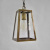 Люстра Loft Industrial Ortogonal pendant Brass