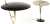Настольная лампа Stilnovo Desk / Table Lamp Brass Gold Black