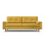 Alcott SVEN Charme Sofa Диван желтый велюр